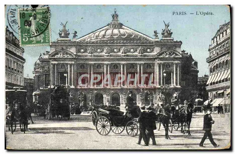 PARIS — L'Opéra. — Éditeur : A. LEBRUN, n° 25 - Frente