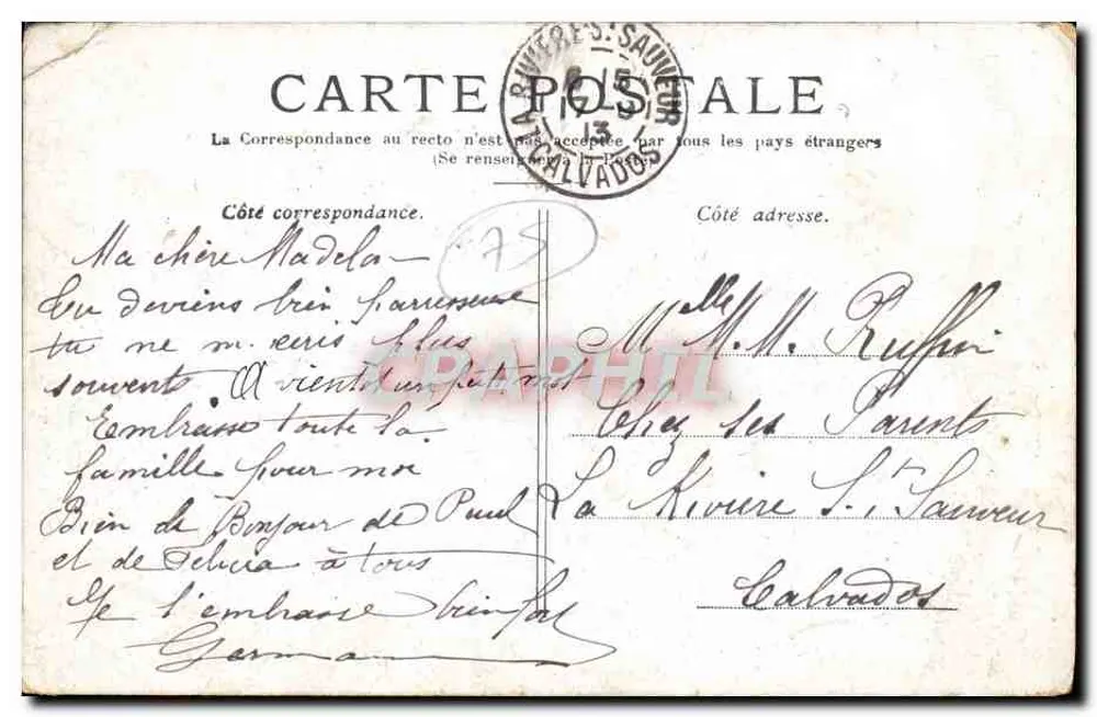 Paris — L'Opéra — éditeur : République Française - Verso