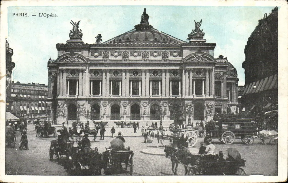 Paris — L'Opéra — éditeur J.C. PARIS - Frente