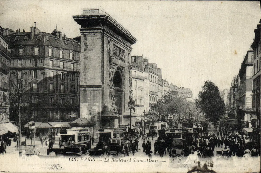 Paris — O Boulevard Saint-Denis — A.P. — n°148 - Frente