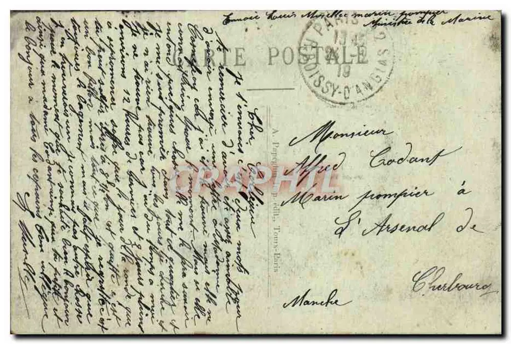 Paris — O Boulevard Saint-Denis — A.P. — n°148 - Verso