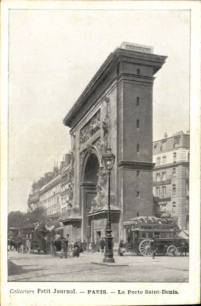 Paris — Die Porte Saint-Denis — Collection Petit Journal - Vorderseite
