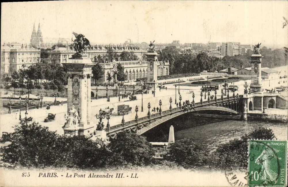 PARIS - O Ponte Alexandre III - LL - 875 - Frente
