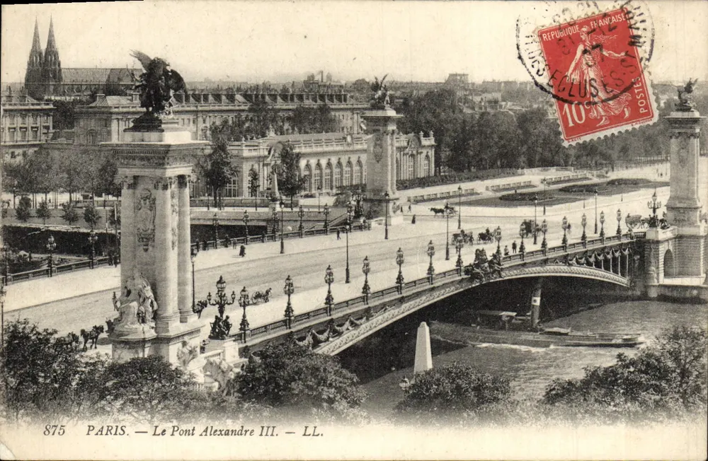 PARIS — O Ponte Alexandre III — LL. — n° 875 - Frente