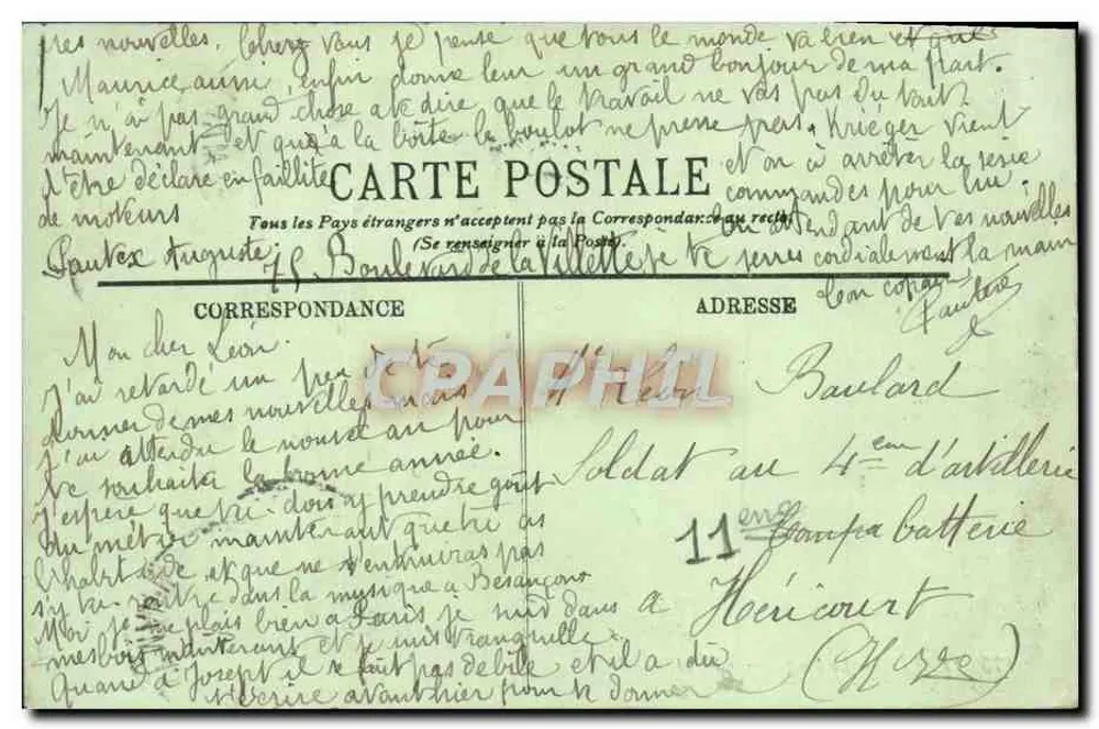 PARIS — O Ponte Alexandre III — LL. — n° 875 - Verso
