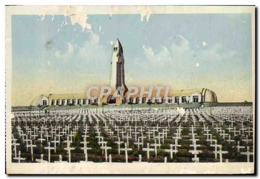 Ossuaire und Nationalfriedhof von Douaumont — Werk von MM. Léon Azéma, Max Hardy — Verlag VERBUN - Vorderseite