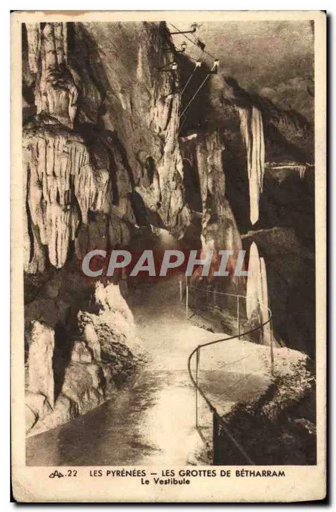 I Pirenei — Le Grotte di Bétharram — Il Vestibolo - Recto