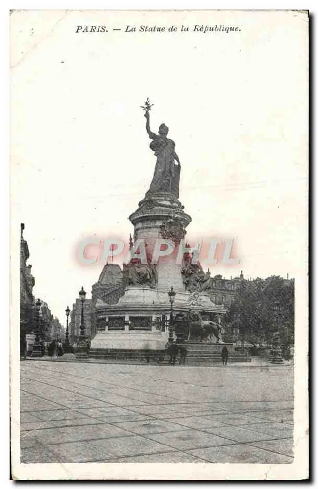 Paryż — Statua Republiki - Awers