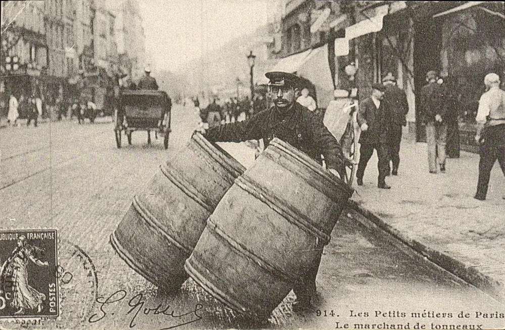 Der Fässler — Die Kleinen Handwerke von Paris — S. Gomby - Vorderseite