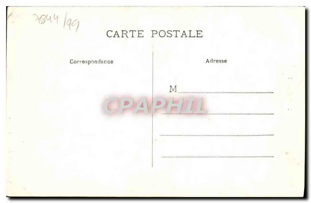 Cascata do Plat-à-Barbe — L'Abvergne — editor não identificado, n° de série 72 - Verso