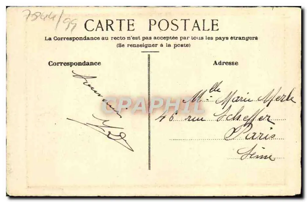 L'Antique et Royale Cité de Moret en Gatinois — J. Béage — éditeur non visible - Verso