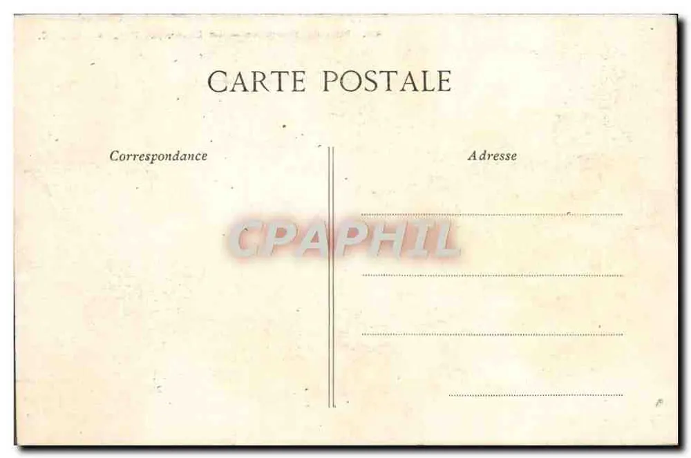 Parque de Versalles — El Estanque del Dragón — C.L.C. n°48 - Reverso