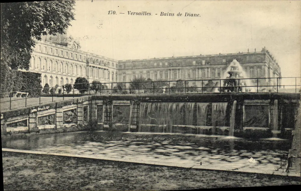 Versailles - Banhos de Diana — A. Bourdier, imp.-edit., Versailles, n° 170 - Frente