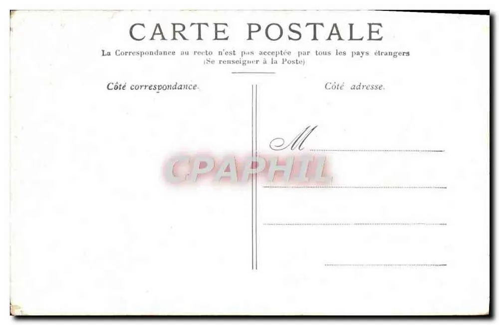 Paris — Le Panthéon — éditeur non visible - Verso