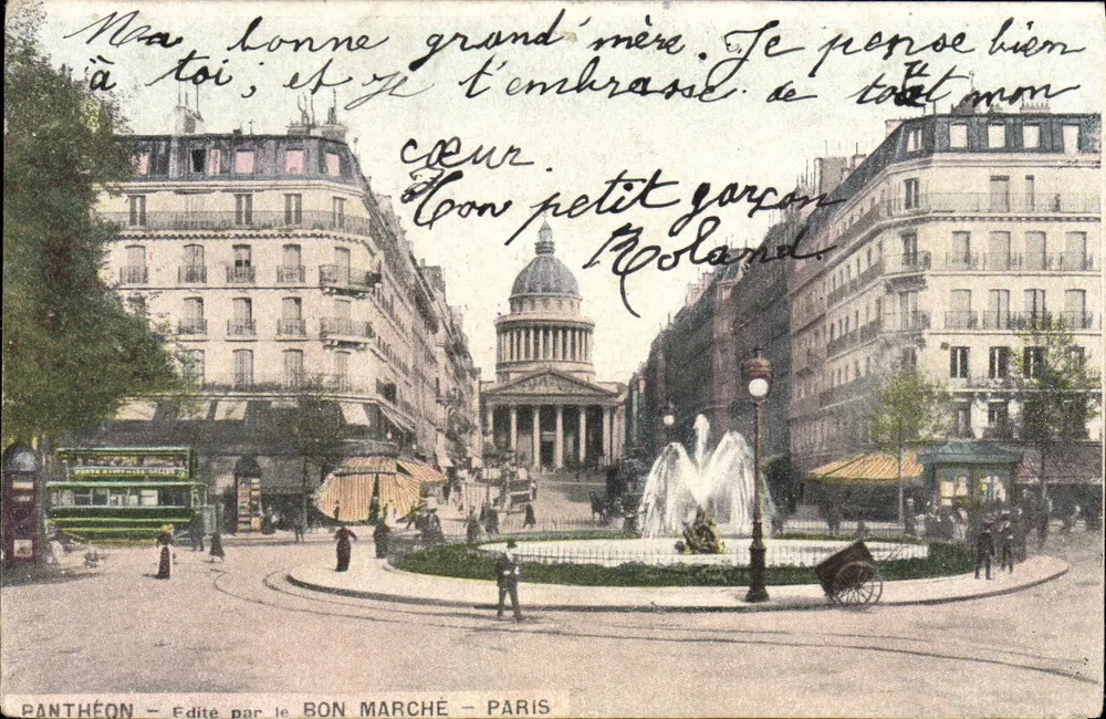 Panthéon — Editada pelo Bon Marché — Paris - Frente