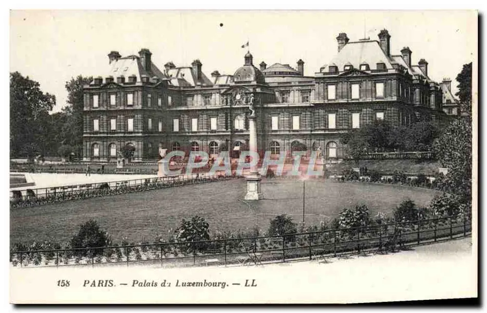 Paris — Palácio do Luxembourg — LL - Frente