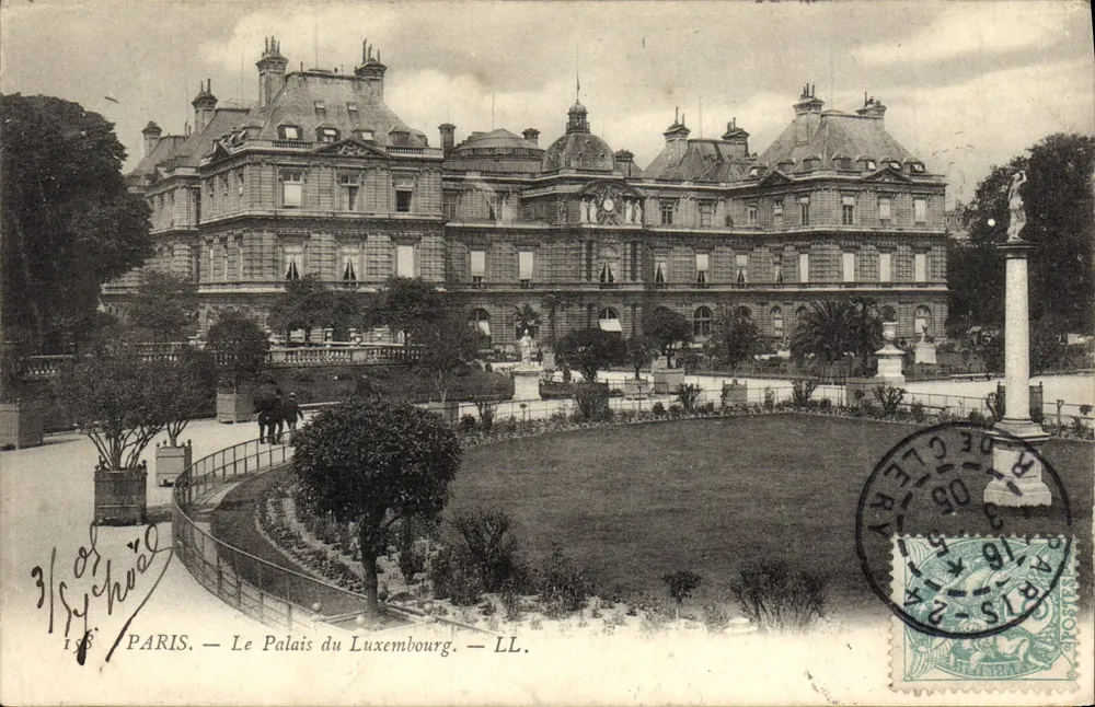 PARIS — O Palácio do Luxembourg — LL. - Frente