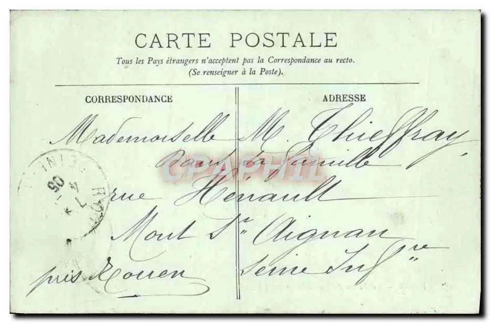 PARIS — O Palácio do Luxembourg — LL. - Verso