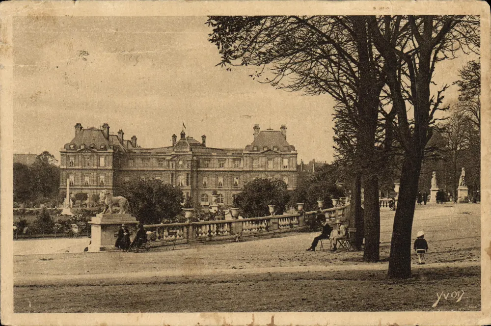 O Palácio do Luxembourg — Paris — Edição de Arte YVON, Série 4 n°80 - Frente