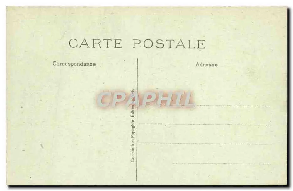 Schloss Versailles - Die Galerie der Spiegel — 6 — Cormaunt und Papaghin, Verleger Paris - Rückseite