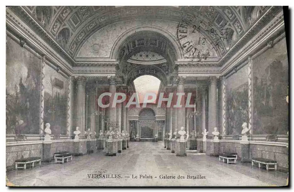Versailles — Das Schloss — Galerie der Schlachten — Edition Gosset - Vorderseite