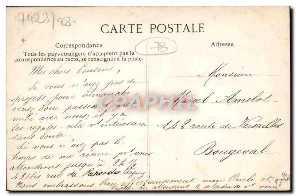 Versailles — O Parque — Os Banhos de Apolo — editor não visível - Verso