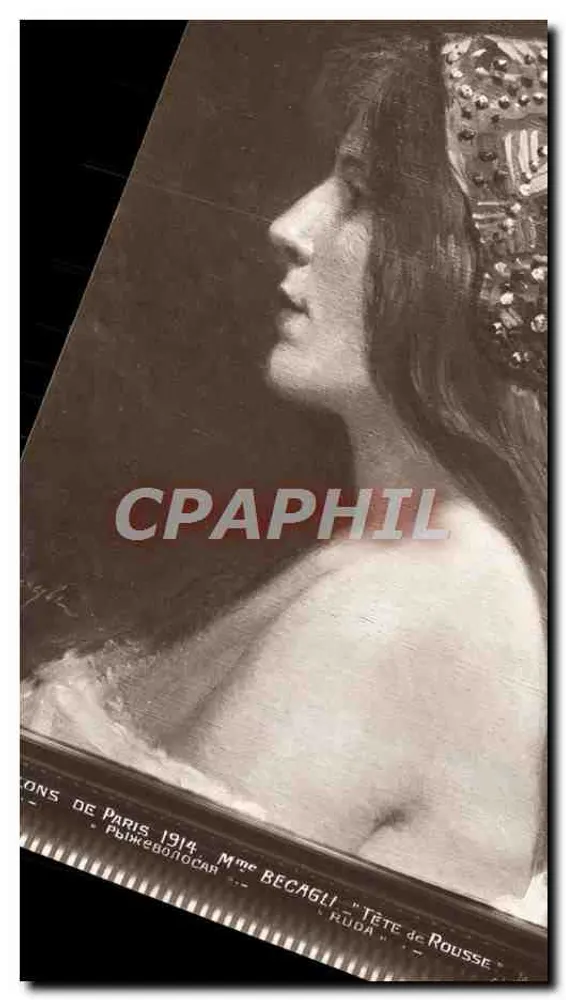 Rote Haare — Mme Becagli — Éditions de Paris 1914 - Vorderseite