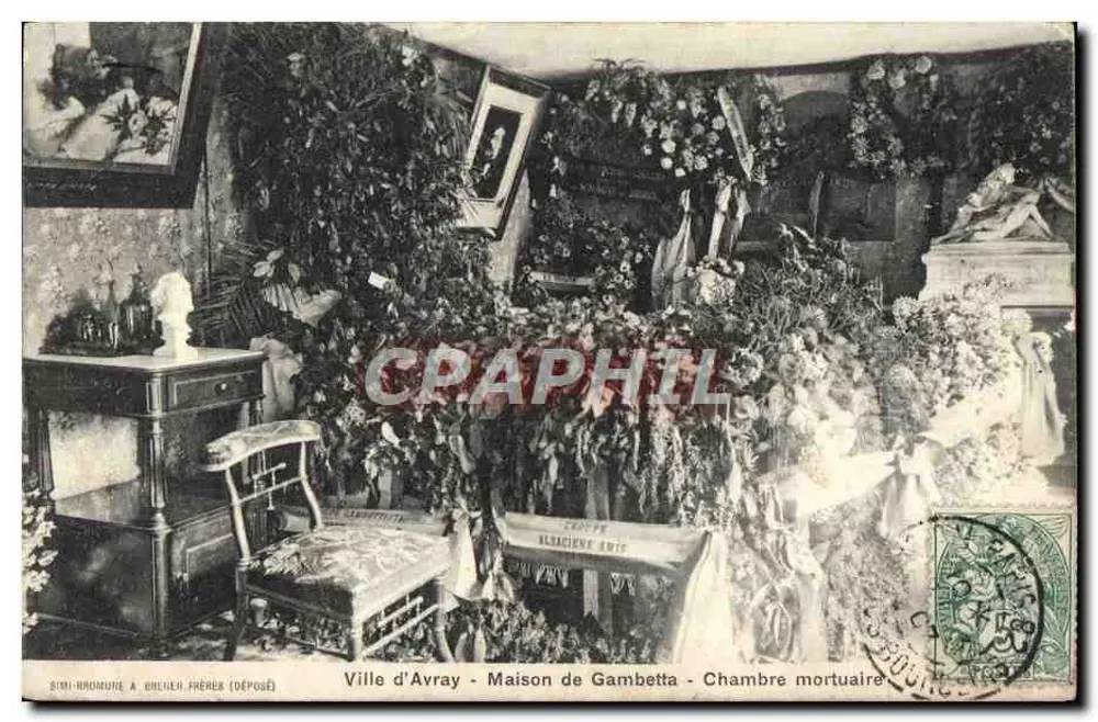 Ville d'Avray - Gambetta-Haus - Trauerkammer — Verlag ZIMI-BROMUITE A BILICHEN FRÈRES (DEPOSES) - Vorderseite