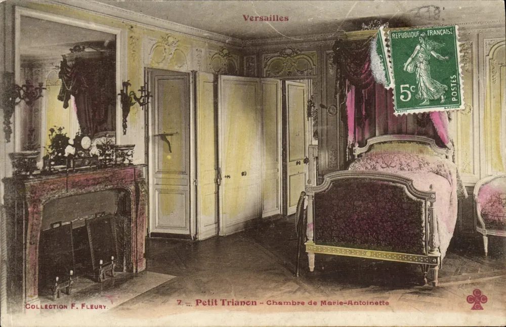 Petit Trianon — Zimmer von Marie-Antoinette — Versailles — Sammlung F. Fleury - Vorderseite
