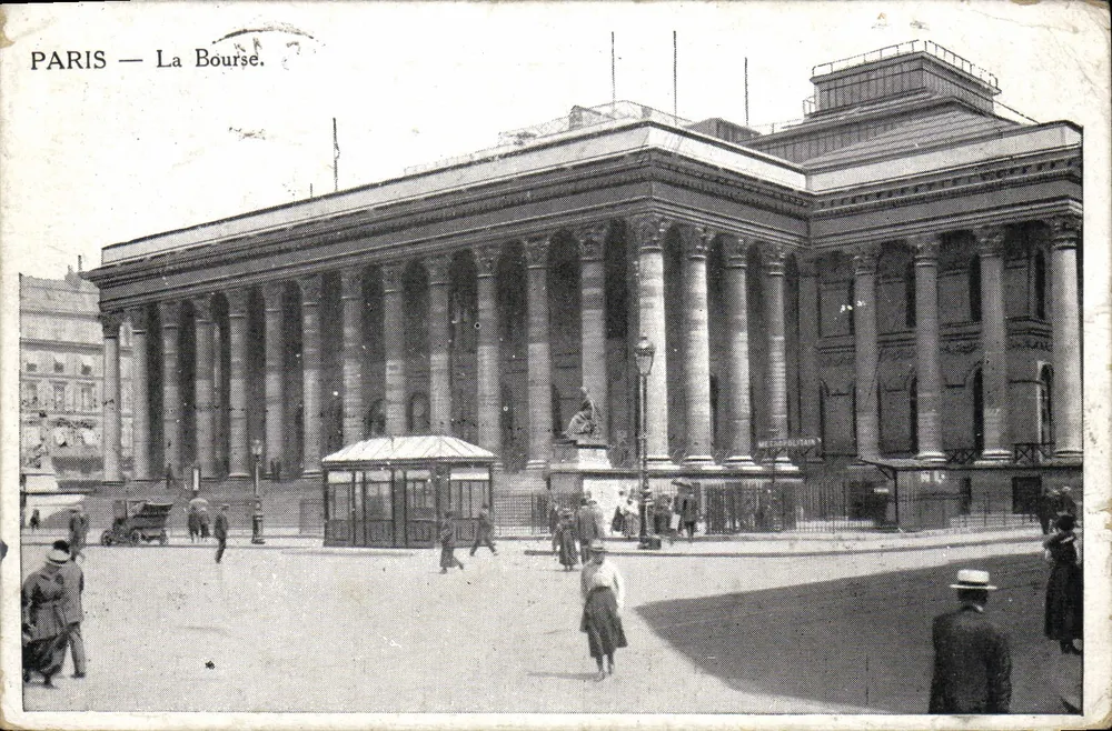 Paris — La Bourse. — Éditeur : N. L. — N° de série : 114 - Recto