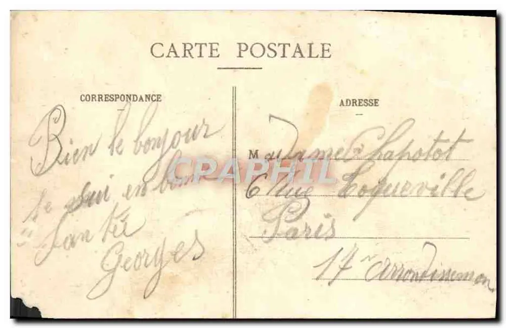 Dunkerque — A Estátua da Vitória — R. (editor) - Verso
