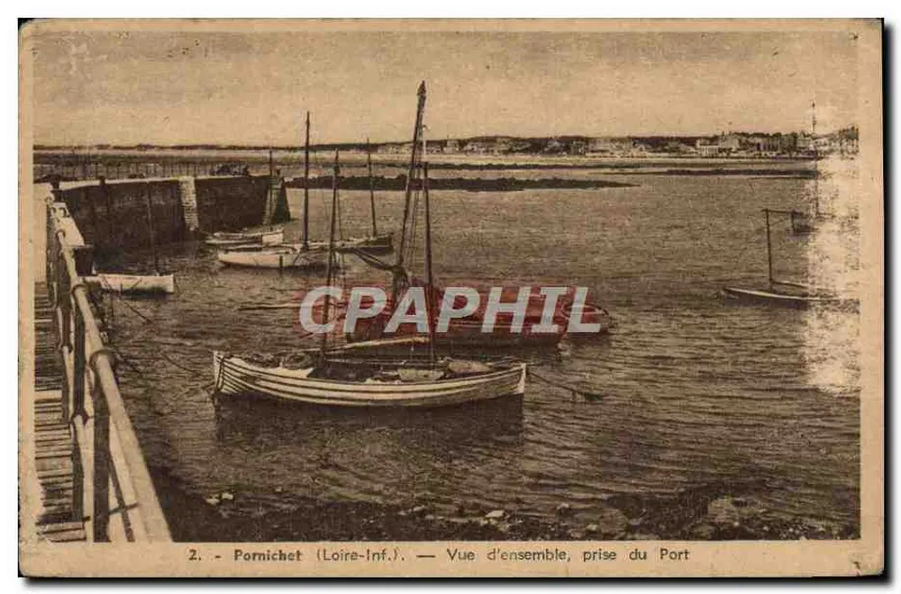 Pornichet (Loire-Inf.) — Vue d'ensemble, prise du Port — F. Chapeau, Nantes - Vorderseite