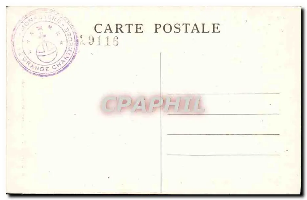 Dauphiné — Convento da Grande-Chartreuse — O claustro — U.I.A.Y. - Verso
