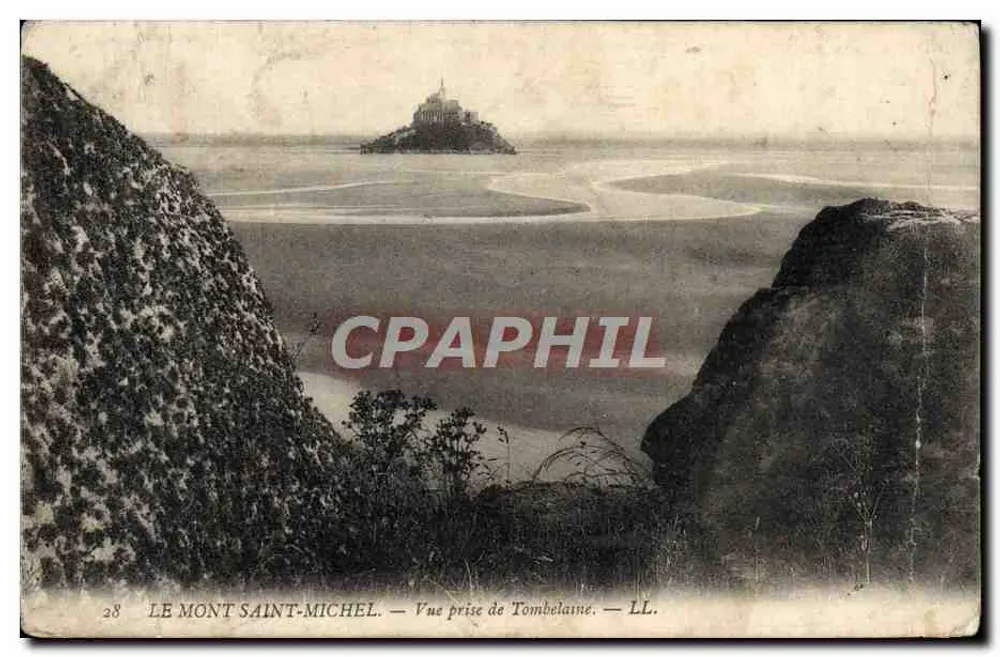 Der Mont Saint-Michel — Aufnahme von Tombelaine — LL. - Vorderseite