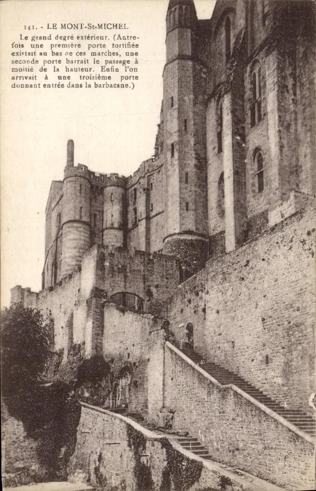 Mont-Saint-Michel — Der große äußere Grad — Laurent Nel, Rennes, n° 141 - Vorderseite