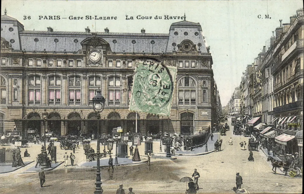 Paris — Bahnhof St-Lazare — Cour du Havre — C.M. n°36 - Vorderseite
