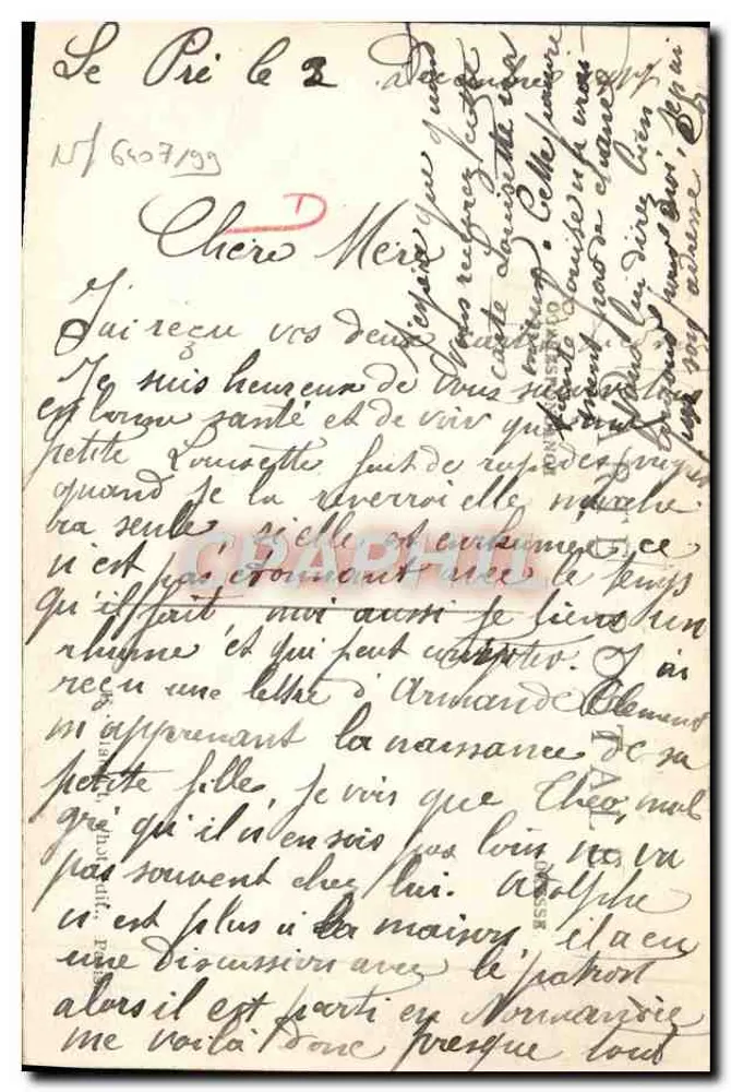 Paris — Die neue Gare d'Orléans — E. M. n° 5040 - Rückseite
