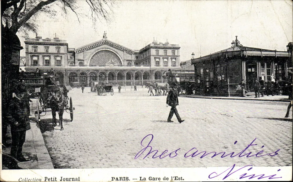 PARIS — La Gare de l'Est — Collection Petit Journal - Frente