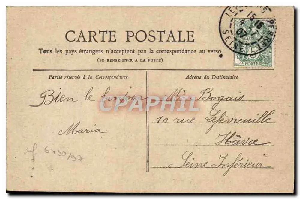 Paris — A Gare de l'Est — Coleção Petit Journal - Verso