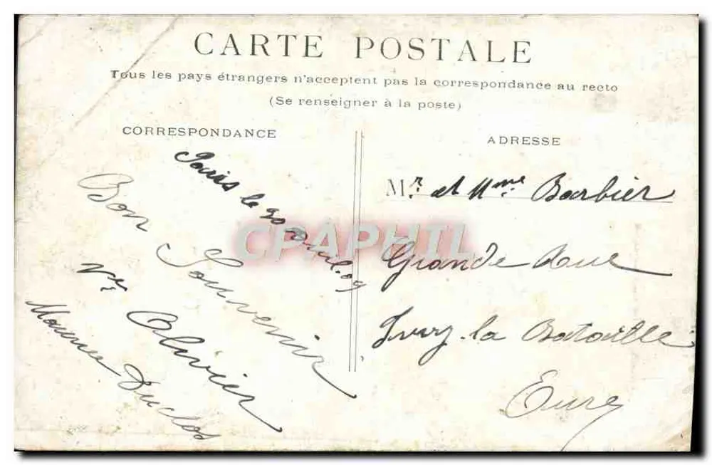 Paris - La Gare de Lyon — vue de la tour de l'horloge, éditeur Méditerranée - Verso