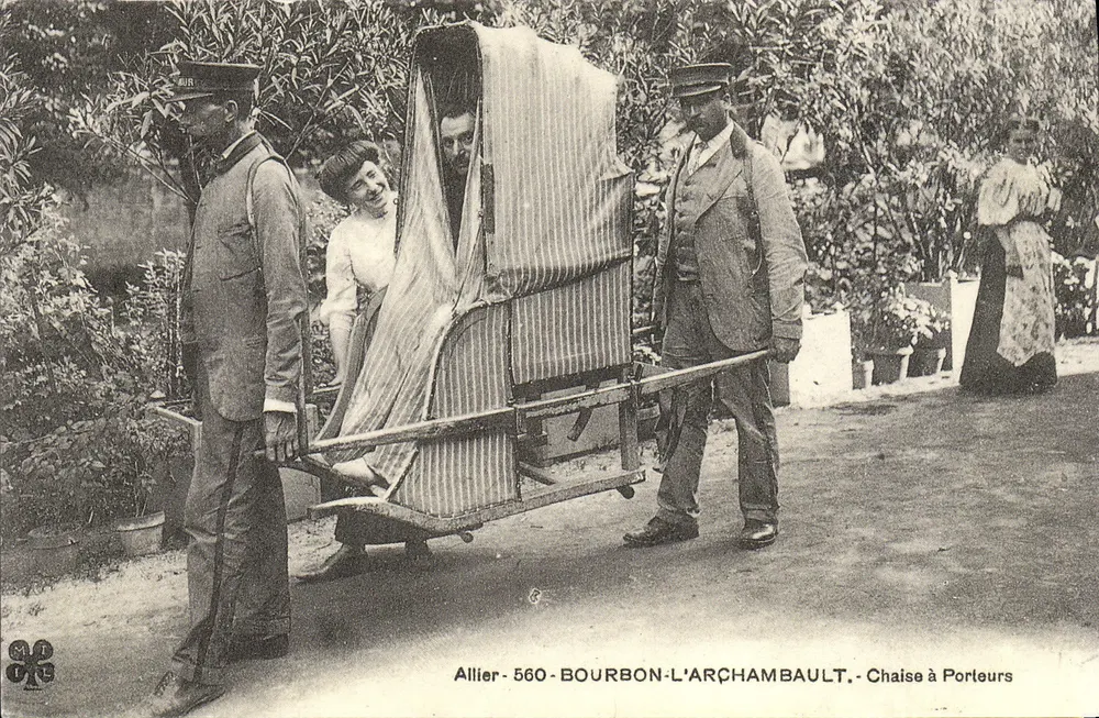 Bourbon-l'Archambault — Cadeira de Carroça — Allier - 560 — Editor: Cartes d'Autrefois - Frente
