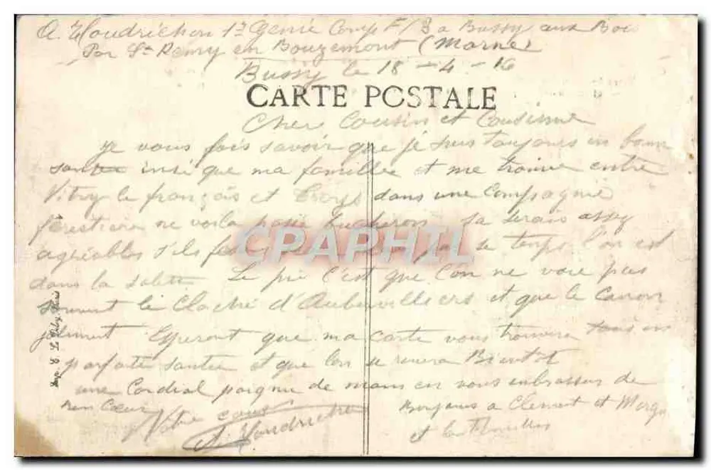Vitry-le-François — Der Brücke und das Tor — Verlag B.D. n°9 - Rückseite
