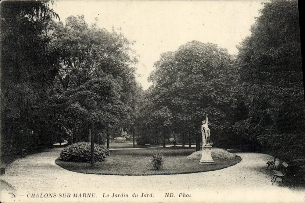 Chalons-sur-Marne — O Jardim do Jard. — ND. Phoï. n°26 - Frente