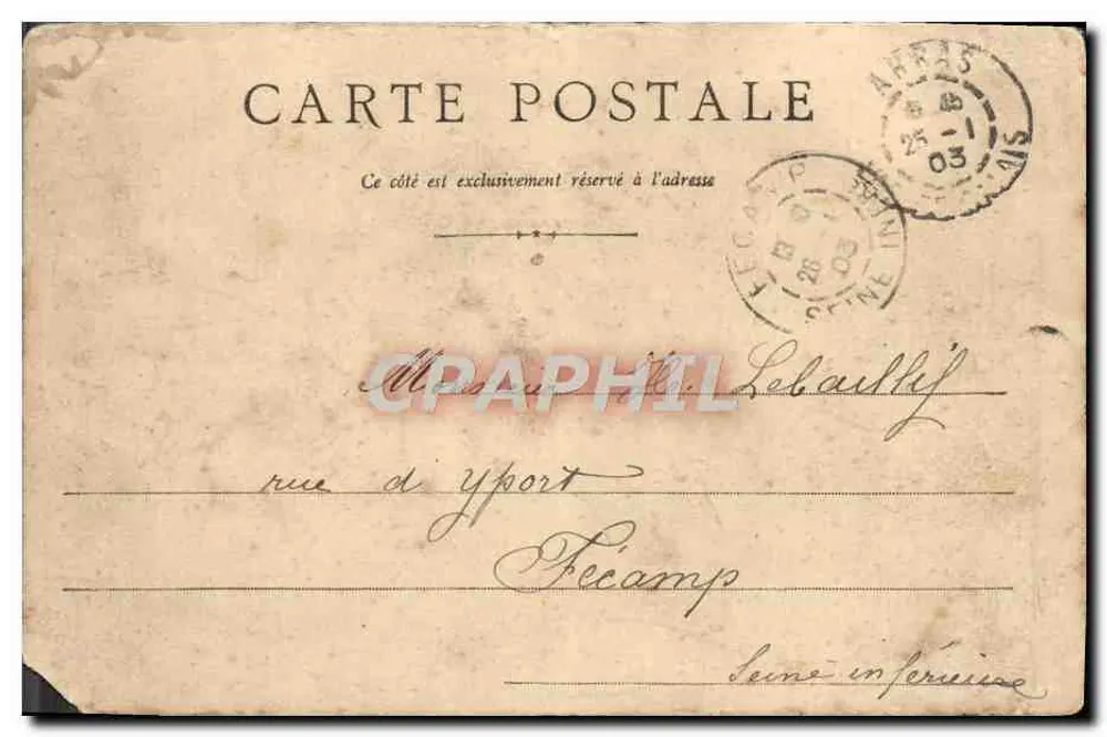 A Cidadela — Arras — editor não identificado, número de série não visível - Verso