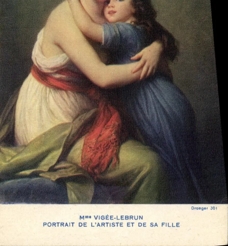 Madame Vigée-Lebrun — Portrait der Künstlerin und ihrer Tochter — Draeger 301 - Vorderseite