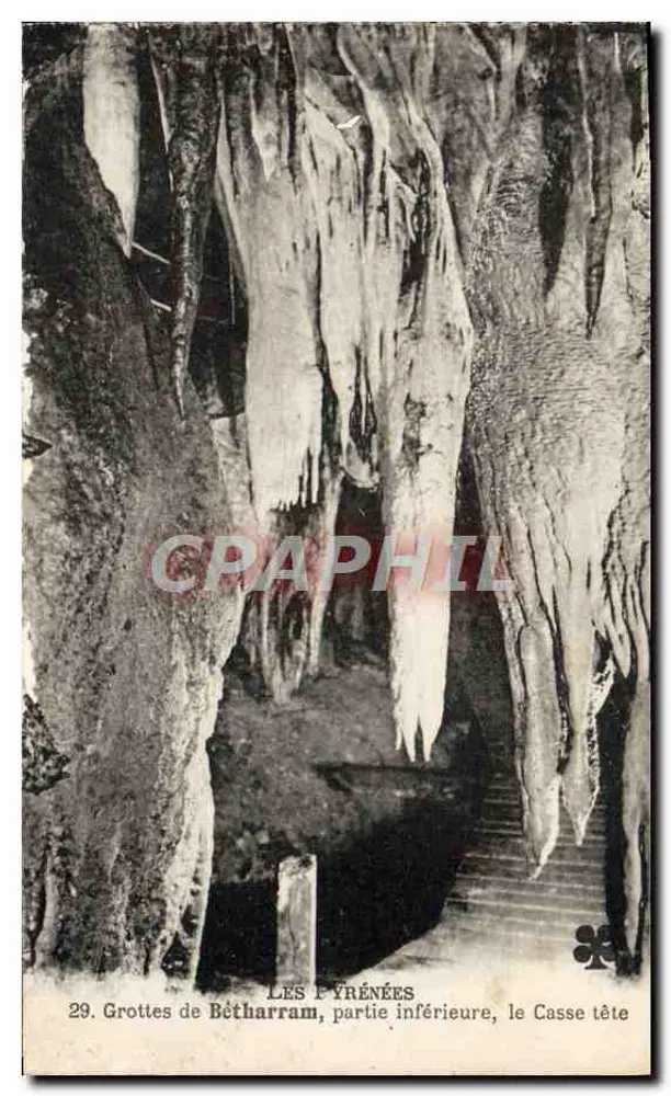 Grottes de Bétharram, untere Teil, das Labyrinth — Die Pyrenäen, n°29 - Vorderseite