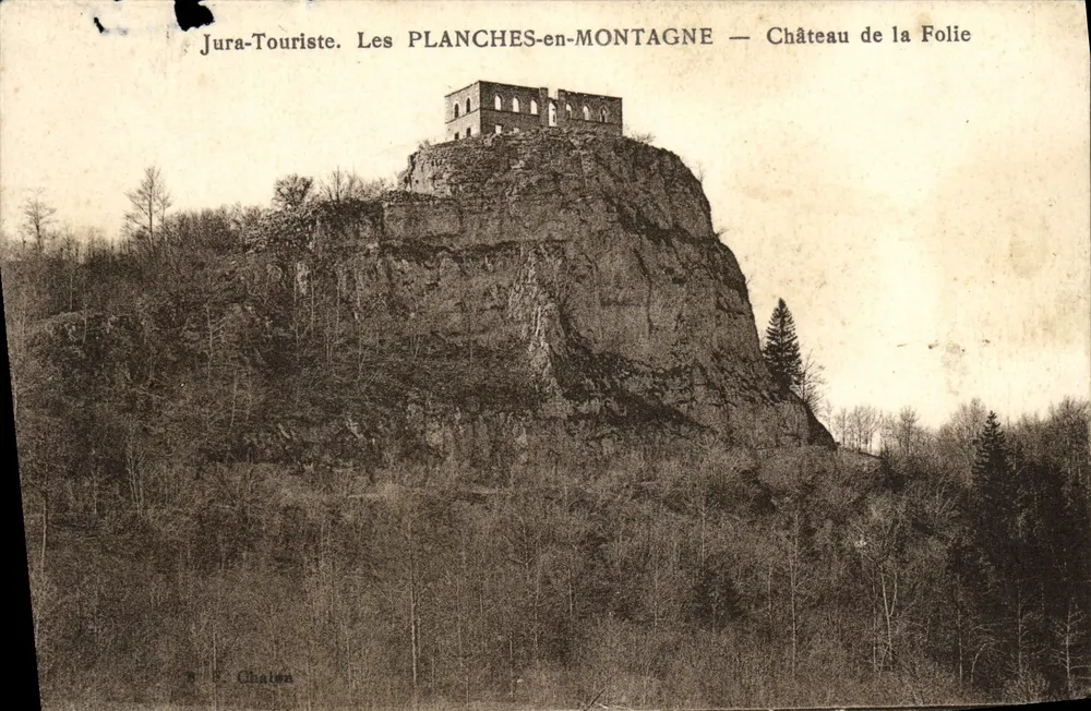 Les PLANCHES-en-MONTAGNE — Schloss La Folie - Vorderseite