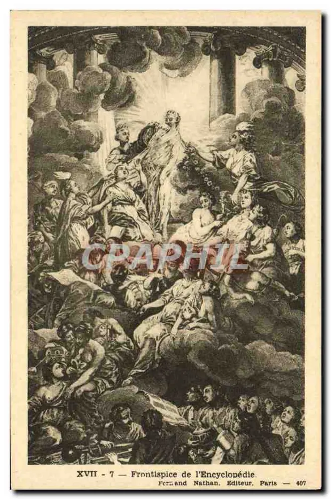 Frontispício da Enciclopédia — XVII - 7 — Fernand Nathan, Editor, Paris — 407 - Frente