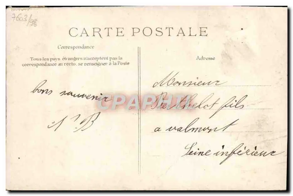 PARIS — Boulevard des Capucines — Verlag ELD, Nr. 90 - Rückseite