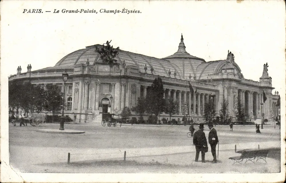 PARIS — Le Grand-Palais, Champs-Élysées. — Éditeur : Paris. — N° de série : 123456 - Frente
